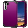 thumbnail image 1 of SaniMore Galaxy S23 Plus Case, Shockproof Heavy Duty Hard Plastic + Soft Silicone Rubber Bumper Hybrid Dual-Layer Protective Case for Samsung Galaxy S23 Plus 5G (6.6") 2023, Purple, 1 of 7