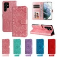 thumbnail image 1 of SaniMore Galaxy S24 Plus 5G Wallet Case, [Flower Embossed] Premium PU Leather Flip Protective Case with Card Holder & Stand Cover for Samsung Galaxy S24 Plus 6.7" 2024, Rosegold, 1 of 10