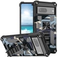 thumbnail image 1 of SaniMore for Google Pixel 6 Case, Rugged PC & Soft TPU CD Magnetic Cover Built-in Car Mount & Multi-View Kickstand Camouflage Military Grade Shockproof Heavy Duty Protective Shell, Lightblue, 1 of 6