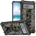 thumbnail image 1 of SaniMore for Google Pixel 6 Case, Rugged PC & Soft TPU CD Magnetic Cover Built-in Car Mount & Multi-View Kickstand Camouflage Military Grade Shockproof Heavy Duty Protective Shell, Armygreen, 1 of 6