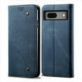 thumbnail image 1 of SaniMore Google Pixel 7 (6.3" 2022) Wallet Case, Cowboy Skin [Wear-resistat Durable] Card Slots Cash Pocket Kickstand 360° All-around Protective Business Shell [Shoxkproof Anti-drop], Blue, 1 of 6