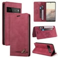 thumbnail image 1 of SaniMore for Google Pixel 7 Case 2022 Released, [RFID Blocking] Flip Wallet Stand Cover Built-in Kickstand + Credit Card Holder Premium PU Leather Shockproof Protection, Red, 1 of 9