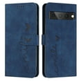 thumbnail image 1 of SaniMore for Google Pixel 7 Case with RFID Blocking Cash & Card Slots, Scratch Proof Wallet Soft TPU + PU Leather Cover with Kickstand + Hand Strap Shockproof Protective Shell, Blue, 1 of 8