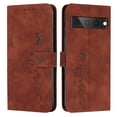 thumbnail image 1 of SaniMore for Google Pixel 7 Case with RFID Blocking Cash & Card Slots, Scratch Proof Wallet Soft TPU + PU Leather Cover with Kickstand + Hand Strap Shockproof Protective Shell, Brown, 1 of 8