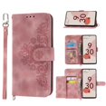 thumbnail image 1 of SaniMore for Google Pixel 7 Pro 6.7" Magnetic Flip Wallet Case with Cross Body Strap, PU Leather Case with Card Slot & Multi-Angle Kickstand Shockproof Protective Case for Girls Ladies, Pink, 1 of 12