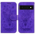 thumbnail image 1 of SaniMore for Google Pixel 7 Pro 6.7" Magnetic Wallet Case, PU Leather Case with Card Slot Kickstand & Wrist Strap Shockproof Protective Case for Google Pixel 7 Pro Women Men, Purple, 1 of 8