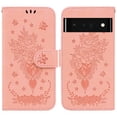 thumbnail image 1 of SaniMore for Google Pixel 7 Pro 6.7" Magnetic Wallet Case, PU Leather Case with Card Slot Kickstand & Wrist Strap Shockproof Protective Case for Google Pixel 7 Pro Women Men, Pink, 1 of 8