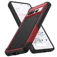 thumbnail image 1 of SaniMore for Google Pixel 7 Pro Case Rubber, Heavy Duty Body Shockproof Bumper Cover Military Grade Anti-Scratch & Anti-Fingerprint Outdoor Rugged Case for Google Pixel 7 Pro 6.7" 2022, Red, 1 of 9