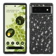 thumbnail image 1 of SaniMore for Google Pixel 7A 6.1" Glitter Case, Anti-Scratch Flexible TPU Anti-Fingerprint Ultra-Thin Lightweight Shockproof Protective Cover for Google Pixel 7A Women Ladies Girls, Black, 1 of 8