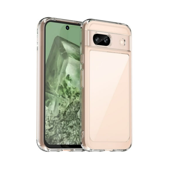 SaniMore for Google Pixel 8 Case (2023 Release), Soft Shockproof TPU Bumper Crystal-clear PC Back No-yellowing Anti-drop Ultra-slim Lightweight Rugged Cover for Google Pixel 8, Clear