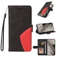 thumbnail image 1 of SaniMore for Google Pixel 8 Case with Folding Kickstand, Shock Resistant Magnetic Wallet PU Leather Cover with RFID Blocking Card Holder + Hand Strap Shockproof Protective Shell, Black, 1 of 8