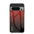 thumbnail image 1 of SaniMore for Google Pixel 8 Pro Case 6.7-inch, 3-Layer Shock Absorbing Rugged PC Back & TPU Bumper Slim Gradient Glass Anti-Fall Drop-Protection Shell Designed for Google Pixel 8 Pro, Red, 1 of 8