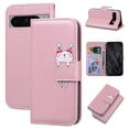 thumbnail image 1 of SaniMore for Google Pixel 8 Pro Case, PU Leather Flip Folio Cover with Stand, Card Slots, [Lovely Pet Magnetic Clasp] Full Protetcion Shockproof TPU Wallet Shell for Google Pixel 8 Pro, Rosegold, 1 of 10