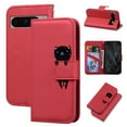 thumbnail image 1 of SaniMore for Google Pixel 8 Pro Case, PU Leather Flip Folio Cover with Stand, Card Slots, [Lovely Pet Magnetic Clasp] Full Protetcion Shockproof TPU Wallet Shell for Google Pixel 8 Pro, Red, 1 of 10