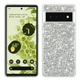 thumbnail image 1 of SaniMore for Google Pixel 8A Glitter Case, Anti-Scratch Flexible TPU Anti-Fingerprint Ultra-Thin Lightweight Shockproof Protective Cover for Google Pixel 8A Women Ladies Girls, Silver, 1 of 7