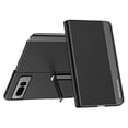 thumbnail image 1 of SaniMore for Google Pixel Fold Case, Hidden Bracket PU Leather Skin [Wear-resistant & Anti-scratch] Magnetic Closure Foding Shell Slim Fit Lightweight Shockproof Anti-drop Cover, Black, 1 of 7