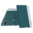 thumbnail image 1 of SaniMore for Google Pixel Fold Case, Hidden Bracket PU Leather Skin [Wear-resistant & Anti-scratch] Magnetic Closure Foding Shell Slim Fit Lightweight Shockproof Anti-drop Cover, Cyan, 1 of 7