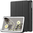thumbnail image 1 of SaniMore for Google Pixel Tablet Case, Auto Sleep/Wake Rugged PC Tri-Fold Kickstand [Support iPad 1st/3rd Pencil Charging]  Shockproof Protective Case for Women Men, Black, 1 of 10
