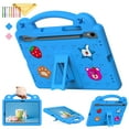 thumbnail image 1 of SaniMore Kids Case for Samsung Galaxy Tab S9/S8/S7 11.0 inch, EVA Shockproof Rotate Handle Folding Stand Cute Bear Cover for Boys Girls for Galaxy Tab S9 11" 2023 SM-X710/X716B/X718U (Blue), 1 of 8