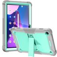 thumbnail image 1 of SaniMore for Lenovo Tab M10 (3rd Gen) 10.1" TB-328F 2022 Case, 3 Layers Multi-Functional [Built-in Kickstand] Heavy Duty Shockproof Rugged Protective Case for Lenovo Tab M10 (3rd Gen), Green, 1 of 8