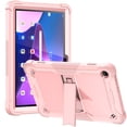 thumbnail image 1 of SaniMore for Lenovo Tab M10 (3rd Gen) 10.1" TB-328F 2022 Case, 3 Layers Multi-Functional [Built-in Kickstand] Heavy Duty Shockproof Rugged Protective Case for Lenovo Tab M10 (3rd Gen), Rosegold, 1 of 8