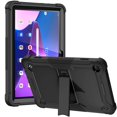 thumbnail image 1 of SaniMore for Lenovo Tab M10 (3rd Gen) 10.1" TB-328F 2022 Case, 3 Layers Multi-Functional [Built-in Kickstand] Heavy Duty Shockproof Rugged Protective Case for Lenovo Tab M10 (3rd Gen), Black, 1 of 8