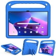 thumbnail image 1 of SaniMore for Lenovo Tab M10 Plus 3rd Gen 10.6" 2022 EVA Kids Case, Skid-Proof Texture Case with Holder & Foldable 2 in 1 Kickstand Pencil Holder Shockproof Protective Case for Boys Girls, Blue, 1 of 6