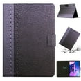 thumbnail image 1 of SaniMore for Lenovo Tab M10 Plus TB-X606F 10.3" Case, Auto Sleep/Wake, PU Leather Patchwork Magnetic Wallet Cover Support Card Slot & Kickstand Shockproof Protective Shell, Gray, 1 of 7