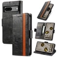thumbnail image 1 of SaniMore Magnetic Clasp Wallet Case for Google Pixel 7A with Cash & Card Slots, RFID Blocking Soft TPU + PU Leather Shockproof Protective Cover with Folio Flip Kickstand Shell, Black, 1 of 8