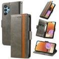 thumbnail image 1 of SaniMore Magnetic Clasp Wallet Case for Samsung Galaxy A53 5G with Cash & Card Slots, RFID Blocking Soft TPU + PU Leather Shockproof Protective Cover with Folio Flip Kickstand Shell, Gray, 1 of 7