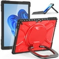 thumbnail image 1 of SaniMore for Microsoft Surface Pro 9 13" 2022 Case Support Keyboard Connection, Soft TPU & Rugged PC Cover with Handle & 360° Rotatable Kickstand Small Lock Full Body Protective Shell, Red, 1 of 12