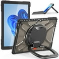 thumbnail image 1 of SaniMore for Microsoft Surface Pro 9 13" 2022 Case Support Keyboard Connection, Soft TPU & Rugged PC Cover with Handle & 360° Rotatable Kickstand Small Lock Full Body Protective Shell, Darkbrown, 1 of 12