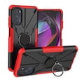 thumbnail image 1 of SaniMore for Motorola Moto G 5G 6.5" 2022 Case, [360°Rotating Kickstand] [Magnetic Car Mount]Shockproof Anti-drop Tri-layer Matte Hybird Rugged Heavy Duty Protective Shell For Motorola G (2022), Red, 1 of 9