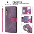 thumbnail image 1 of SaniMore for Motorola Moto G Power 6.5" 2022 Wallet Case, [Removeable Wrist Strap][Zipper Cash Pocket + Card Slots] Flip Kickstand Full Protective Magnetic Closure Cover for Moto G Power 2022, Rose, 1 of 10