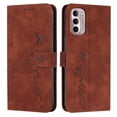 thumbnail image 1 of SaniMore for Motorola Moto G Stylus 5G 2022 Case with RFID Blocking Cash & Card Slots, Scratch Proof Wallet Soft TPU + PU Leather Cover with Kickstand + Hand Strap Shockproof Protective Shell,, Brown, 1 of 8