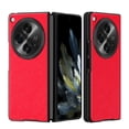 thumbnail image 1 of SaniMore for Oneplus Open (2023) Case, Durable Wear-resstant PU Leather Skin + Shockproof Anti-drop Anti-scrcatch No-fingerprint Protective Shell for Oneplus Open, Red, 1 of 11