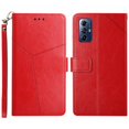 thumbnail image 1 of SaniMore PU Leather Wallet Case for Motorola Moto G Play (6.5" 2023), Shockproof Buffer Wrist Strap[Romoveable] Kickstand Card Slots Cash Pocket Anti-scratch Full-protective Shell, Red, 1 of 8