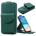 thumbnail image 1 of SaniMore for Samsung Galaxy A05 Wallet Case, Magnetic Card Pocket Flip Kickstand Removeable Crossbody Lanyard Shockproof Anti-fall PU Leather Anti-scratch for Girls Women Stylish Business Shell, Green, 1 of 14