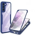 thumbnail image 1 of SaniMore for Samsung Galaxy A05S 4G 6.7" 2023 Case with Built-in Screen Protector & Anti-fall Bumper [360°Full Protection] [Wireless Charging] Double-sided Shockproof Ultra-clear Cover, Blue, 1 of 8