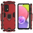 thumbnail image 1 of SaniMore for Samsung Galaxy A05S 6.7" 2023 Case, Heavy Duty Protective Shockproof TPU Bumper Rugged PC Backplane 360°Rotating Kickstand/Holder Thin Lightweight Magnetic Car Mount Cover, Red, 1 of 11