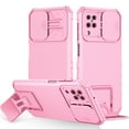 thumbnail image 1 of SaniMore for Samsung Galaxy A12 5G Case 2020 with Slide Camera Cover Built-in Kickstand Dual Layer Hybrid Shockproof Case for Galaxy A12 5G 6.5", Pink, 1 of 12