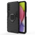 thumbnail image 1 of SaniMore for Samsung Galaxy A13 5G Case, Anti-Fall Shock Absorption Rugged PC Backplane Cover with Metal Folding Ring Bracket Military Grade Shockproof Protective Shell for Samsung A13 5G, Black, 1 of 7