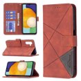 thumbnail image 1 of SaniMore for Samsung Galaxy A14 5G (6.6" 2023) Case, PU Leather Magnetic Clsap Adjustable Flip Stand Card Slots & Cash Pocket Shockproof TPU Shell Business Vintage Wallet Cover, Brown, 1 of 6