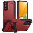 thumbnail image 1 of SaniMore for Samsung Galaxy A14 5G Case 6.6 inch 2023, Military Grade Shockproof Cover Heavy Duty Hybrid Soft TPU+Hard PC Case Non-Slip Gripping Case with Hidden Kickstand, Red, 1 of 8