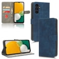 thumbnail image 1 of SaniMore for Samsung Galaxy A14 5G Premium PU Leather Case, [RFID Blocking] Card Holder Magnetic Wallet Cover with Practical Bracket + Detachable Wrist Strap Shockproof Protective Shell, Blue, 1 of 8
