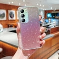 thumbnail image 1 of SaniMore for Samsung Galaxy A15 Case, [Anti-yellow Transparent Backplane & Glitter Bling Paper] Shockproof Anti-fall Lens Protection Slim Lightweight Stylish for Girls Women for Samsung A15, Pink, 1 of 12