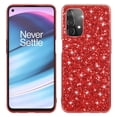 thumbnail image 1 of SaniMore for Samsung Galaxy A23 4G 6.6" Glitter Case, Flexible TPU Anti-Fingerprint Ultra-Thin Lightweight Full Body Protective Case for Samsung A23 4G Women Ladies Girls, Red, 1 of 6