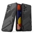 thumbnail image 1 of SaniMore for Samsung Galaxy A33 5G 6.5" 2022 Armor Protective Cover Rugged PC Backplane with Hidden Kickstand Anti-fall Drop Resistant Shockproof [Light & Thin] Hybird Case for Galaxy A33 5G, Black, 1 of 6