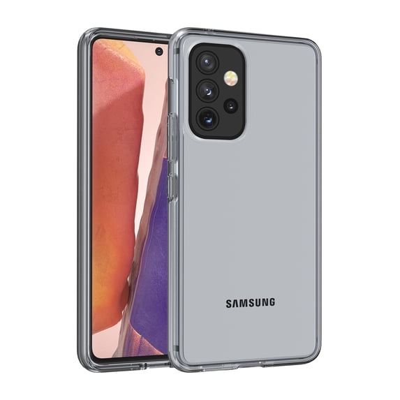 SaniMore for Samsung Galaxy A33 5G 6.5" 2022 Case, Transpsarnet Shockproof TPU Cover Super-slim Lightweight Wireless Charging Anti-scratch Anti-fall Shell For Galaxy A33 5G, Black