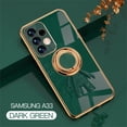 thumbnail image 1 of SaniMore for Samsung Galaxy A33 5G All-Inclusive Electroplating Silicone Magnetic Case, Three Dimensional Astronaut Case with Car Mount & Ring Kickstand Shockproof Protective Cover, Darkgreen, 1 of 8